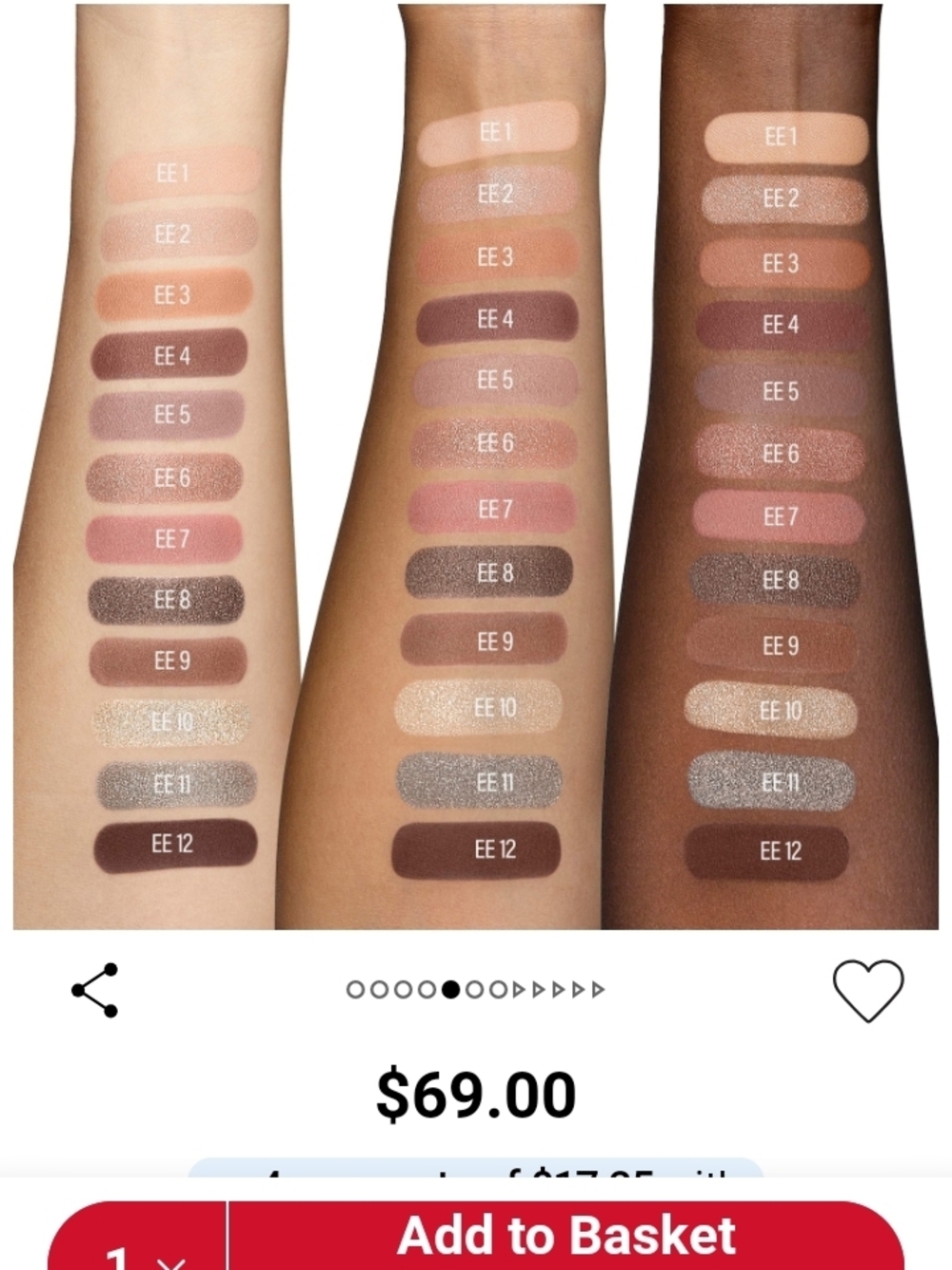Makeup By Mario Rose & Warm Brown Eyeshadow Palette - Picture 4 of 4